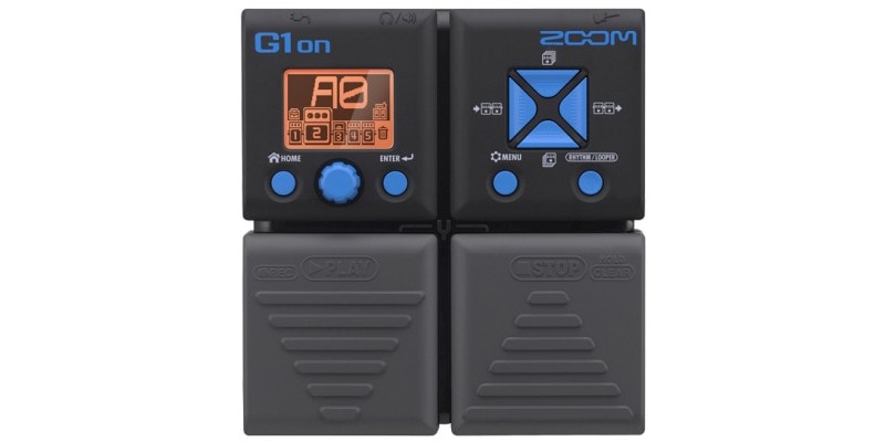 zoom g1on guitar effects pedal