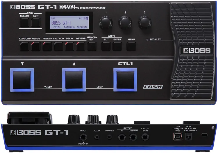 BOSS GT-1 Guitar Effects Processor with adapter Diamu
