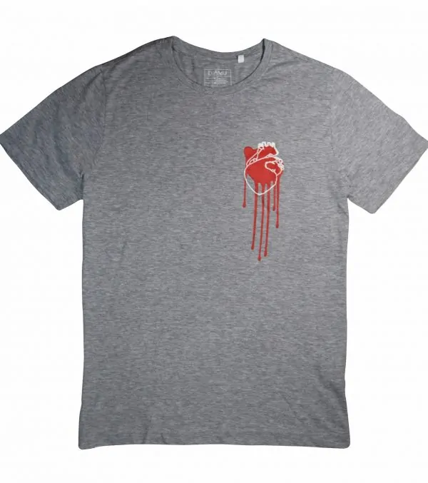 bleeding heart ash men's t-shirt diamu