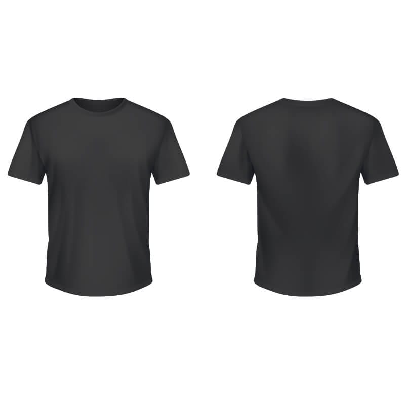 black t shirt price