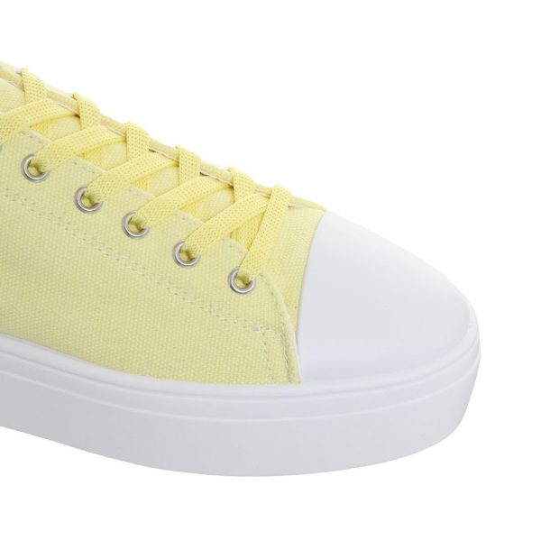 Office Feast Canvas Shoes Yellow