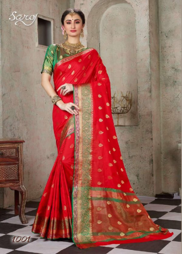 Saroj Weaving Silk Saree