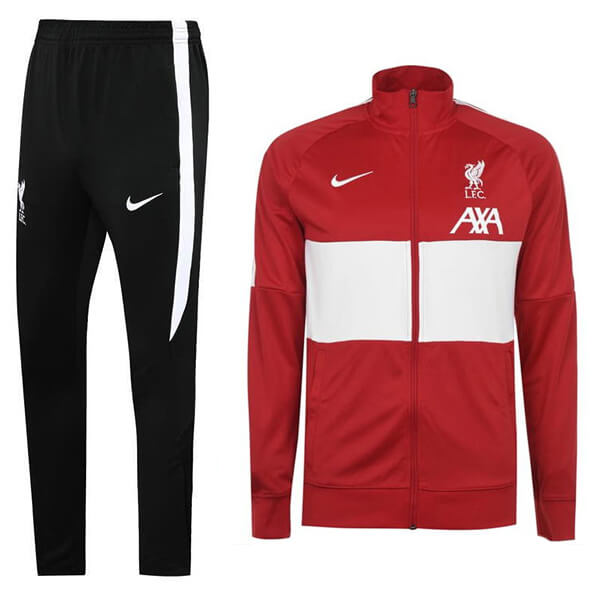 Liverpool FC Tracksuit Trouser Set 2020-21 - Red/Black