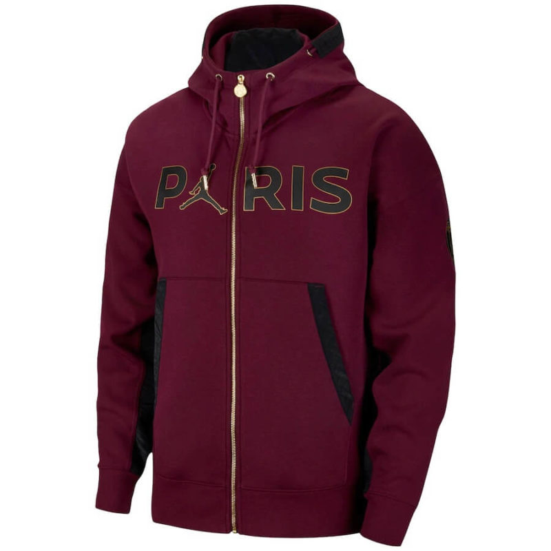 PSG Jordan Fleece Hoodie Jacket 2020-21 Price in ...