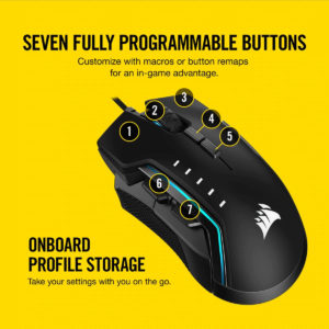 CORSAIR GLAIVE RGB PRO gaming mouse