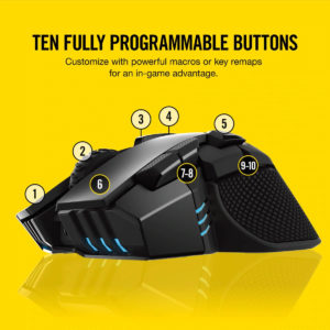 CORSAIR IRONCLAW RGB Wireless Gaming Mouse 6