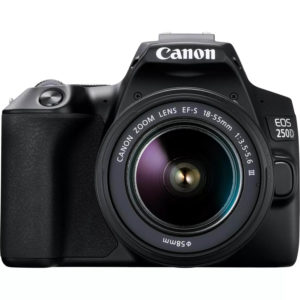 Canon EOS 250D Camera + EF-S 18-55mm Lens Diamu