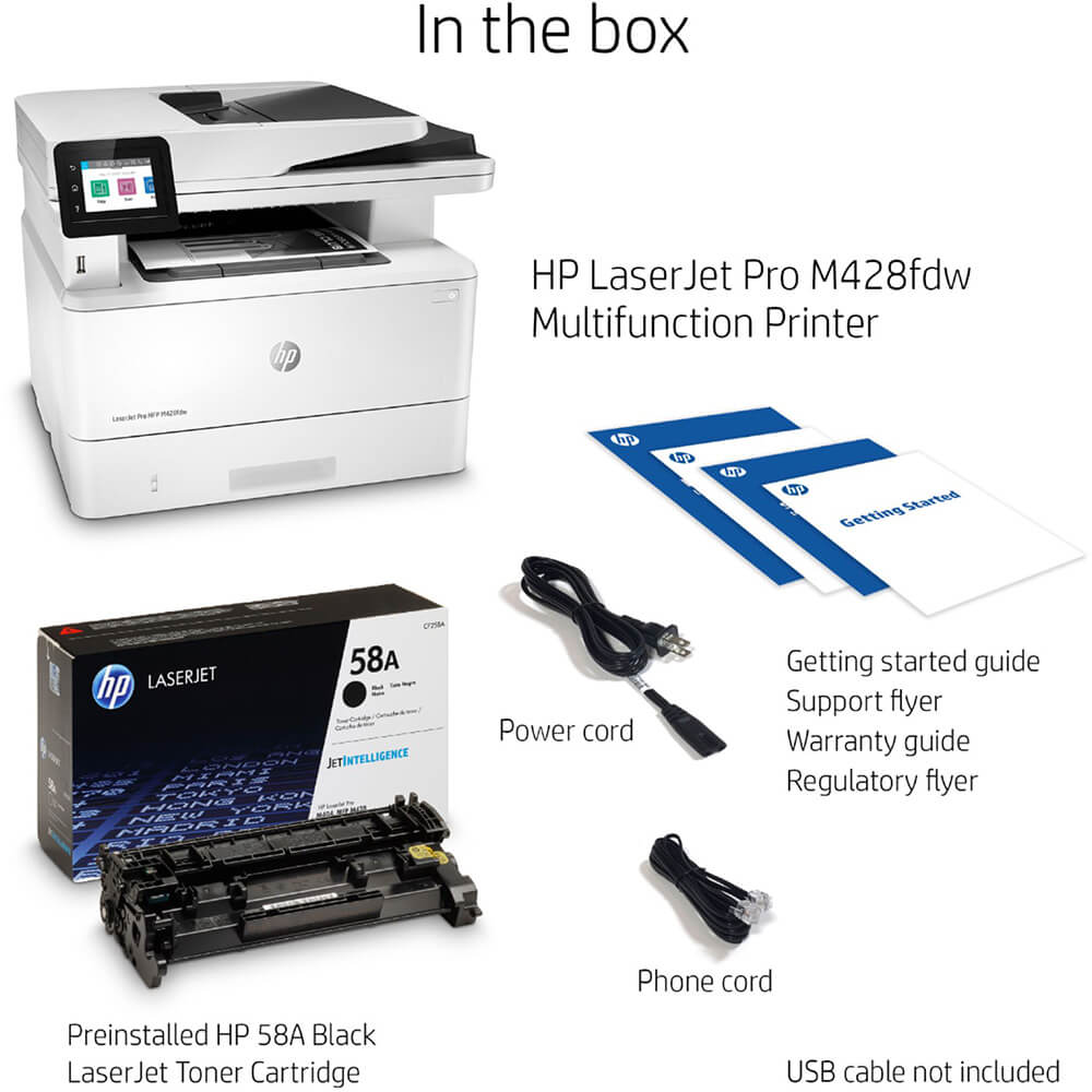 HP LaserJet Pro MFP M428fdw Multi-function Printer