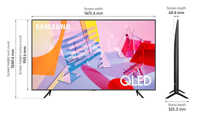 Samsung Q60T 4K QLED Smart TV 55-inch