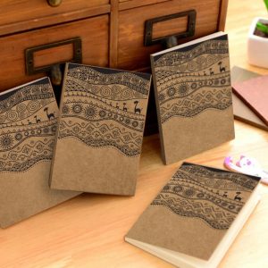 Vintage African Traditional Pattern A5 Notebook