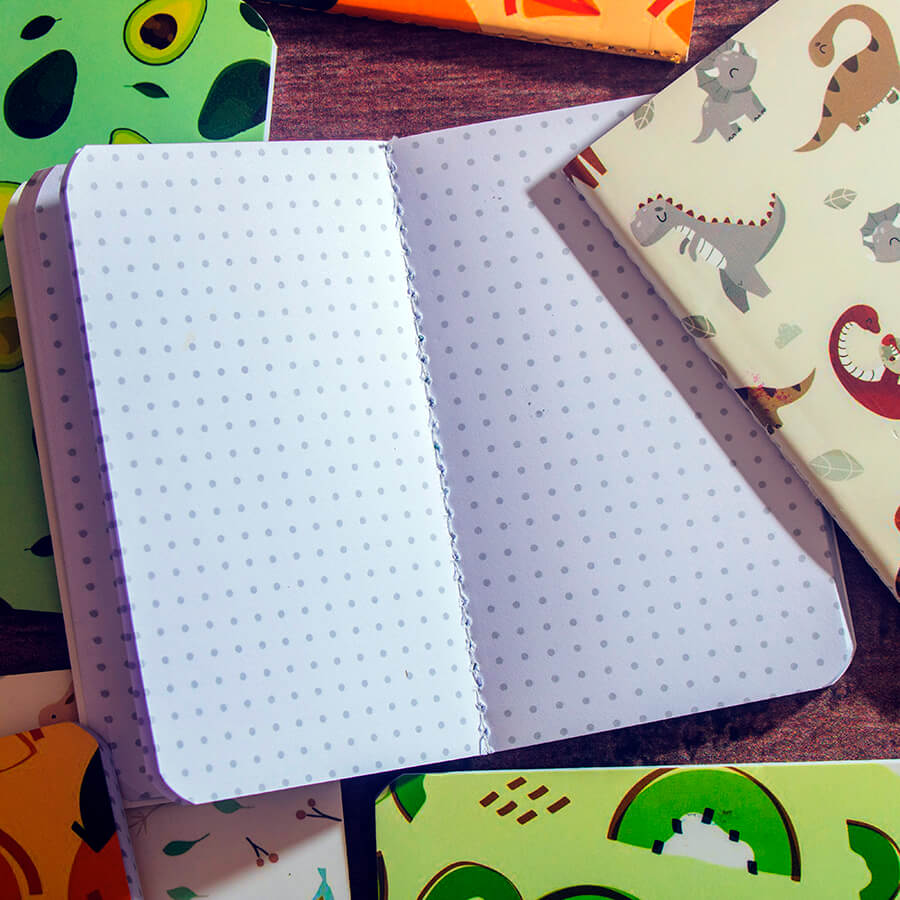 Dot Printed A6 Notebook