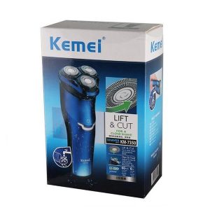 Kemei-KM-7350-Rechargeable-3D-Shaver