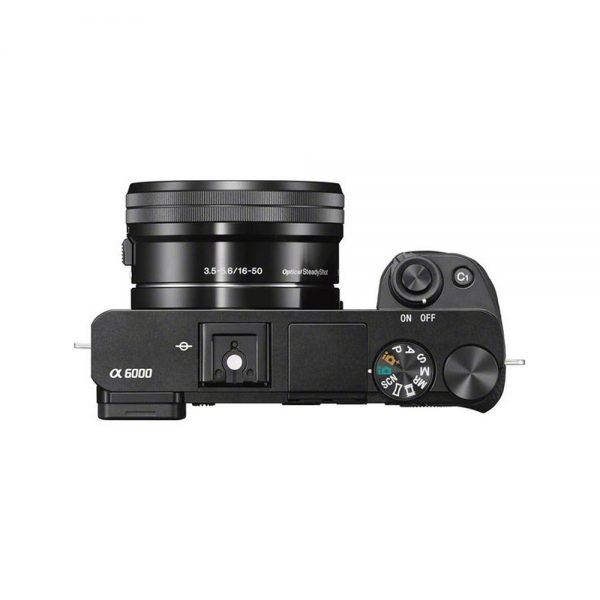 Sony-a6000-ILCE-6000L-E-mount-Camera-with-APS-C-Sensor-SELP1650-Lens-Black