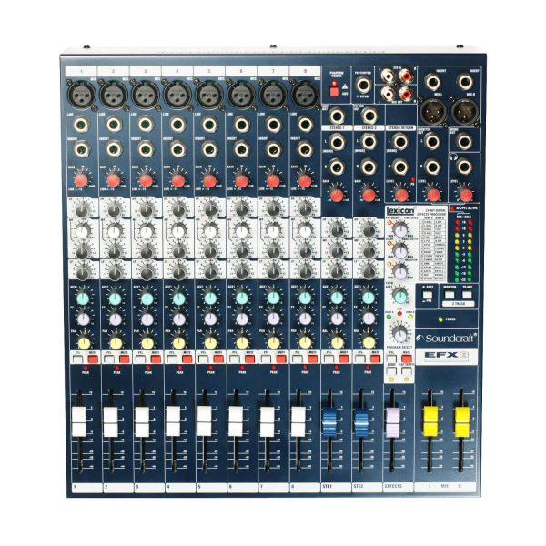 Soundcraft-EFX8-8-channel-Audio-Mixer-with-Effects