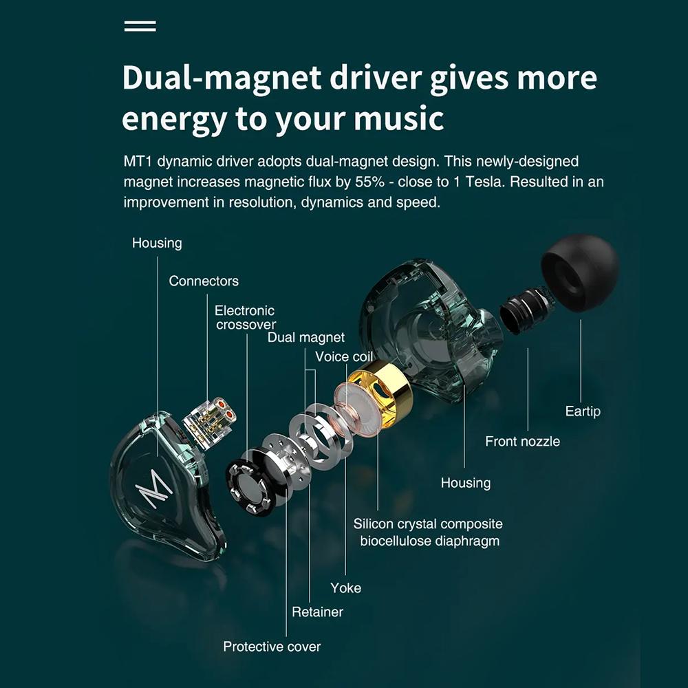 TRN-MT1-Dual-Magnetic-Dynamic-Driver-Earphone