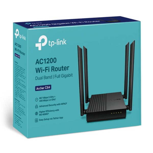 TP-Link-Archer-C64-AC1200-Wireless-MU-MIMO-Wi-Fi-Router