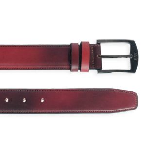 Antique-Maroon-Black-Leather-Belt-for-Men-SB-B58-