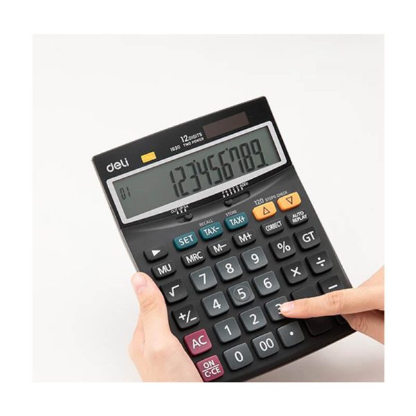 Deli-E1630-Calculator-12-Digit-Black-3