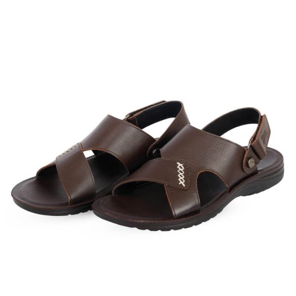 Men-Elegant-Chocolate-Leather-Flat-Soled-Sandals-SB-S191-4