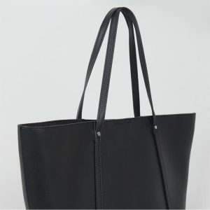 New-Look-Leather-Look-Large-Tote-Bag-–-Black-3