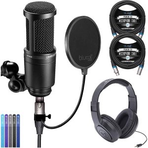 Audio-Technica-AT2020-Cardioid-Medium-diaphragm-Condenser-Microphone