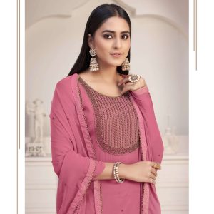 Georgette Embroidered Salwar Suits by LT Fabrics Nitya
