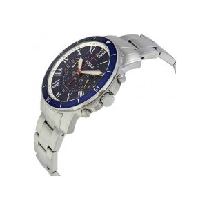 Fossil-Mens-Quartz-Chronograph-Blue-Dial-Stainless-Steel-Watch-FS5238-1