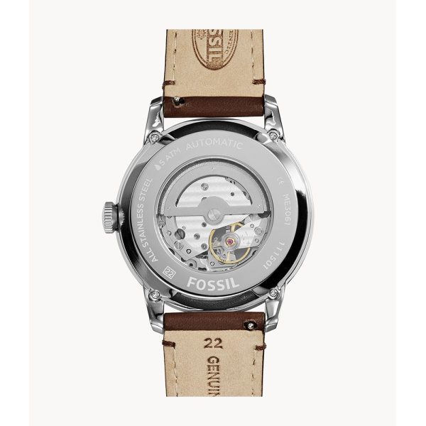 Fossil-Townsman-Automatic-Brown-Leather-strap-Watch-ME3061-2