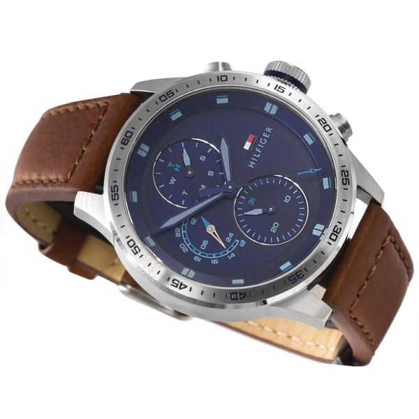 Tommy-Hilfiger-Mens-Blue-Dial-Leather-Belt-Watch-–-1791807-2