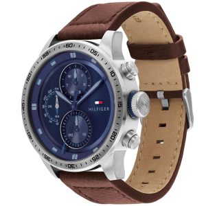 Tommy-Hilfiger-Mens-Blue-Dial-Leather-Belt-Watch-–-1791807-3