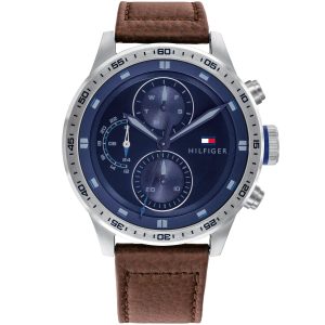 Tommy-Hilfiger-Mens-Blue-Dial-Leather-Belt-Watch-–-1791807-5