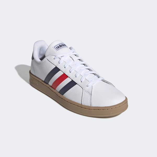 Adidas-Grand-Court-Trainers-Shoes-Gum