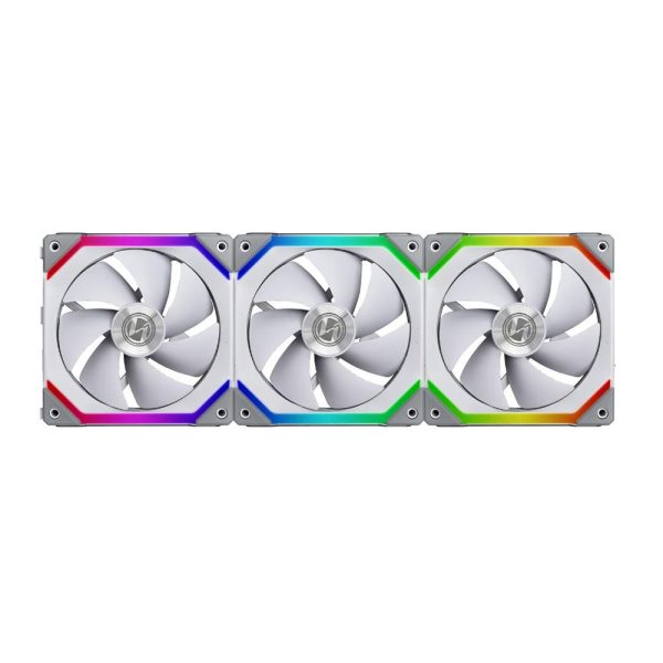 Lian-Li-UNI-FAN-SL120-120mm-RGB-White-Cooling-Fan-3-Fan-Pack-2