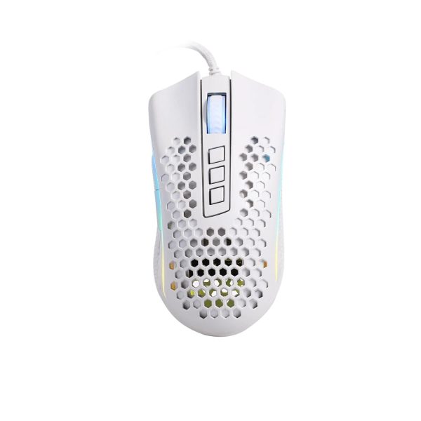 Redragon-M808-Storm-White-Lightweight-RGB-Gaming-Mouse