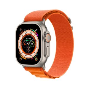 Apple-Watch-Ultra-Titanium-Case-with-Orange-Alpine-Loop