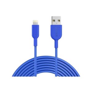 Anker-Powerline-II-with-lightning-connector-3ft-C89-Blue