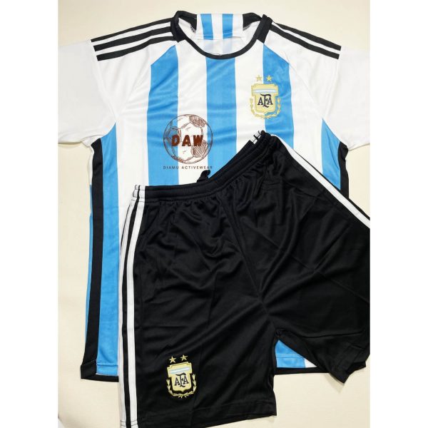 Argentina-Home-Kids-Jersey-With-Shorts-World-Cup-Football-2022-1