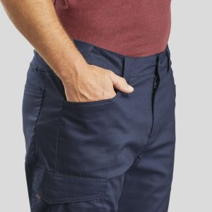 MENS-NH100-Hiking-Trousers-Navy-Blue-2