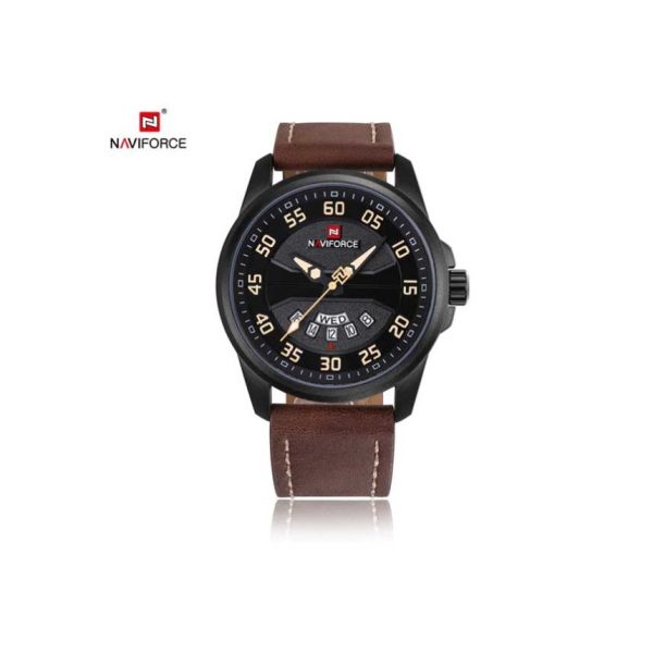 Naviforce NF9124BGYB Men’s Quartz Leather belt Watch