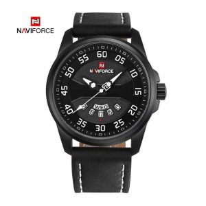 Naviforce-NF9124BGYB-Mens-Quartz-Leather-belt-Watch