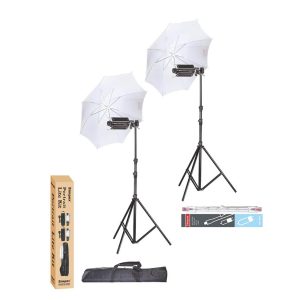 Simpex-Portrait-Umbrella-Setup-Kit-with-Stand-Halogen-Flash