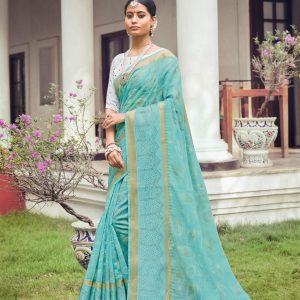 Cotton Silk with Swarovski Saree DKSS-4550 | Kashvi Soneri