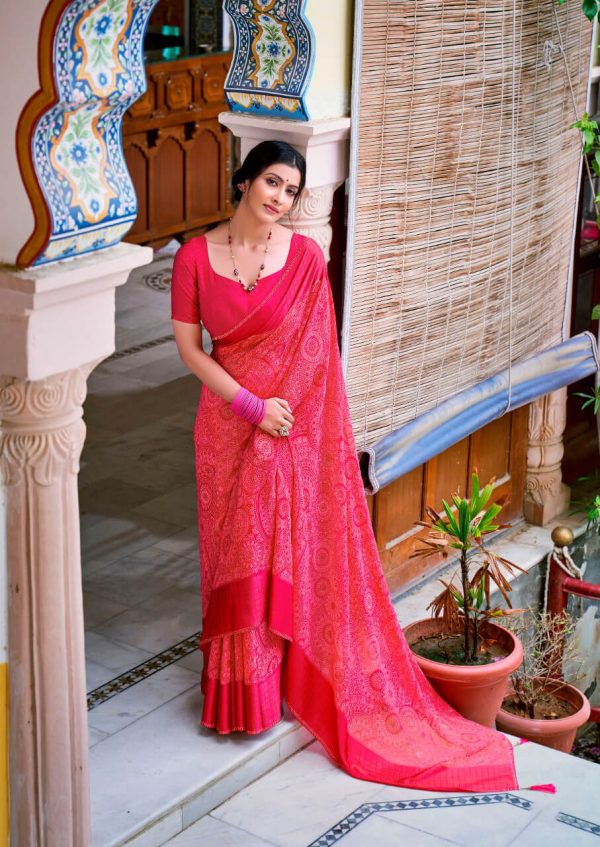 Georgette-Jacquard-Border-Saree-DKGS-2175