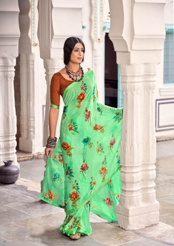 Weightless-Floral-Printed-Saree-DKGS-2372