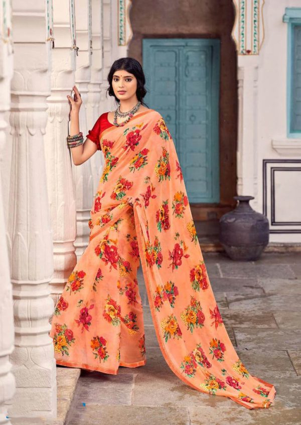 Weightless-Floral-Printed-Saree-DKGS-2375