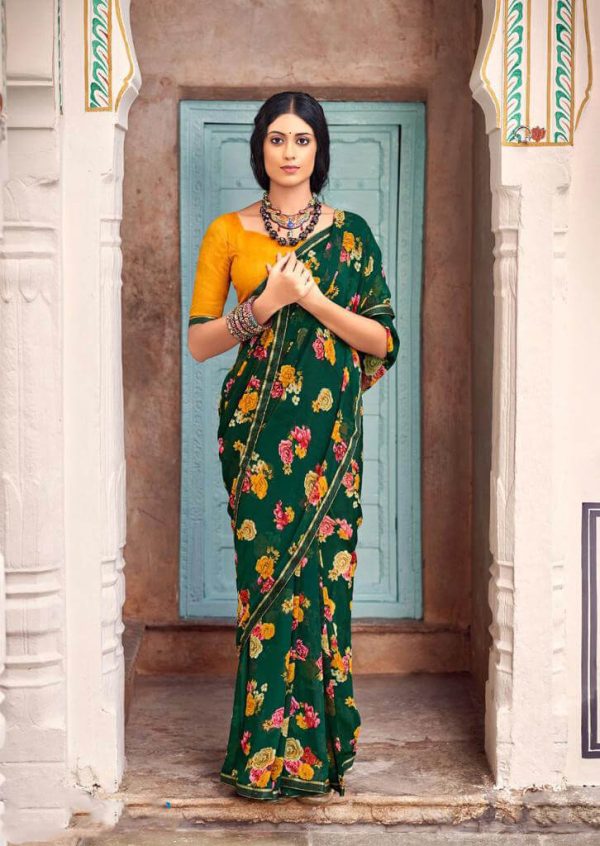 Weightless-Floral-Printed-Saree-DKGS-2376