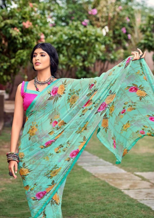 Weightless-Floral-Printed-Saree-DKGS-2377