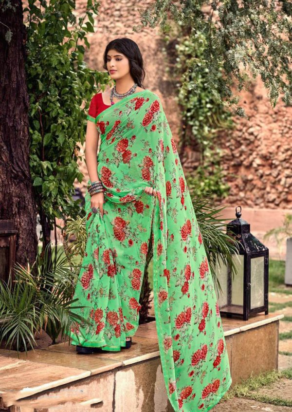 Weightless-Floral-Printed-Saree-DKGS-2379