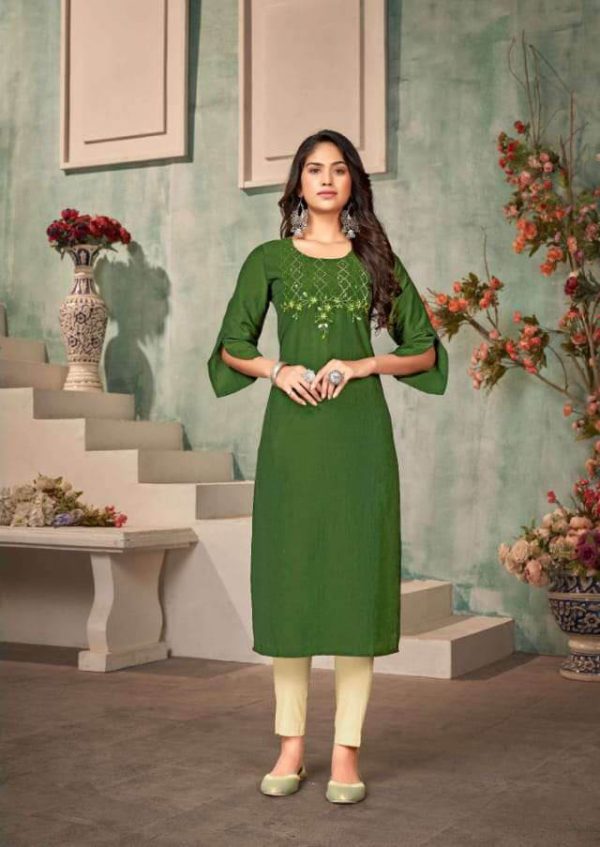 Lining-Silk-Fancy-Hand-Work-Kurti-DSK-13706