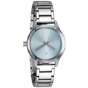 Fastrack 6078SM03 Light Blue Dial Ladies Watch